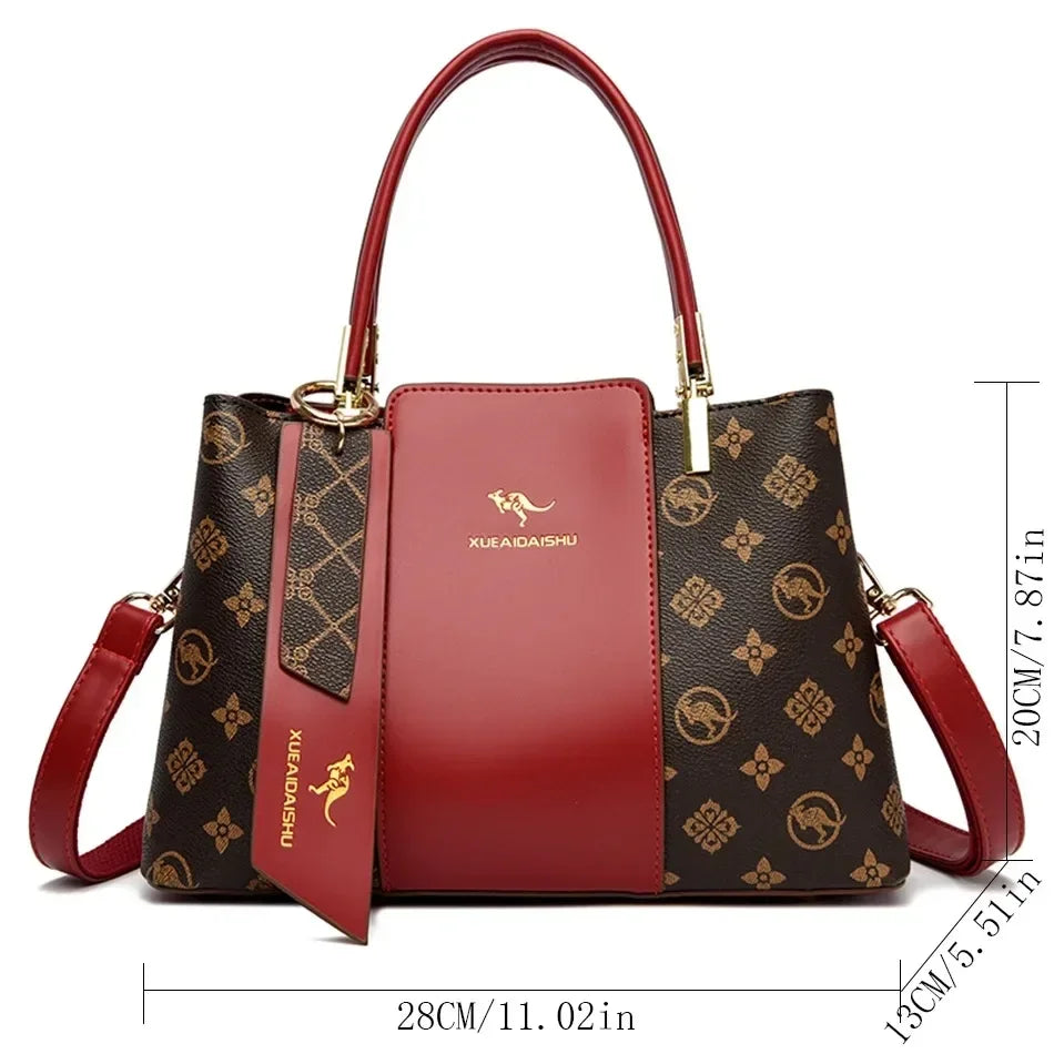 Iconic Grained Leather Crossbody Bag