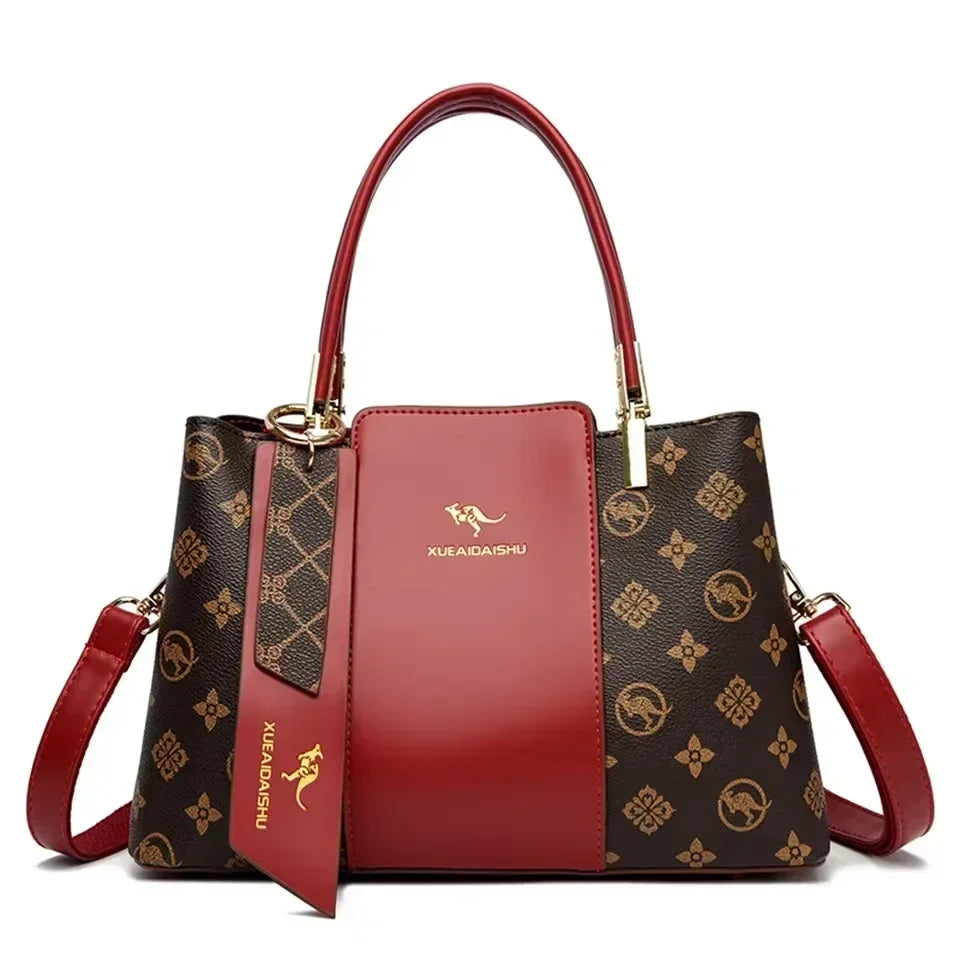 Iconic Grained Leather Crossbody Bag