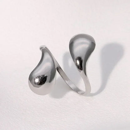 Irregular Wave Gilded Statement Ring