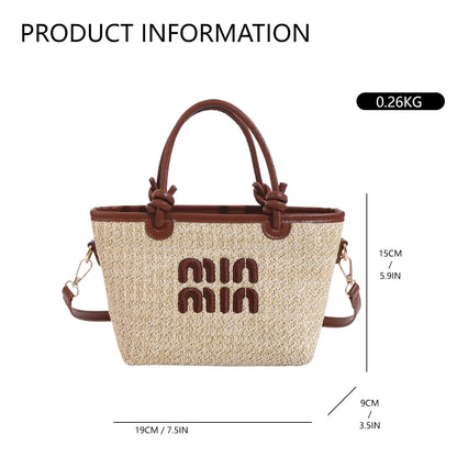 Embroidered Thread Beach Artisan Bag