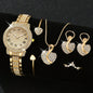 Full 5-Piece Jewelry Watch Suite