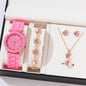 Heart Motif Butterfly Jewelry Set