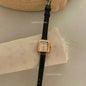 Elegant Square Dial Leather Watch