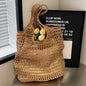 Large Format Rattan Designer Bag