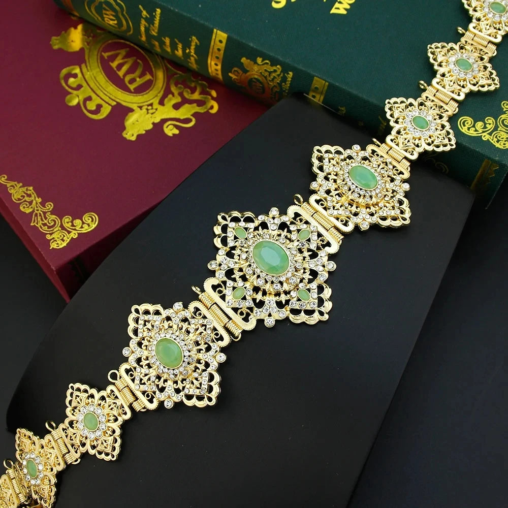 Arabic Crystal Bridal Jewelry Set