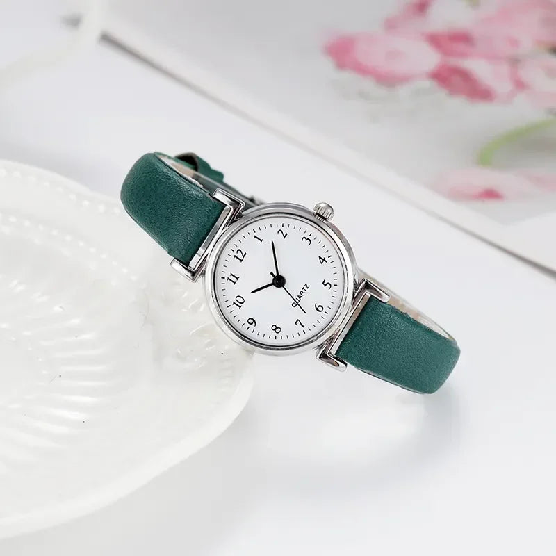 Classic Round Leather Popular Watch