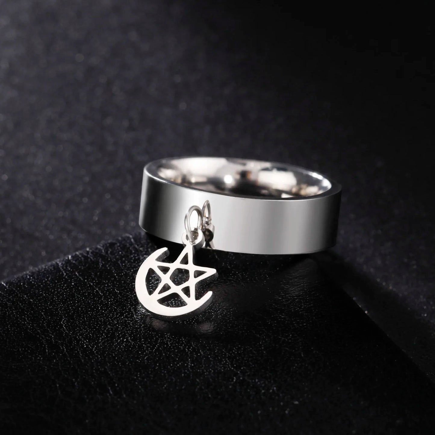Minimalist Floral Stainless Steel Ring