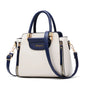 European Color-Block Office Wallet Bag