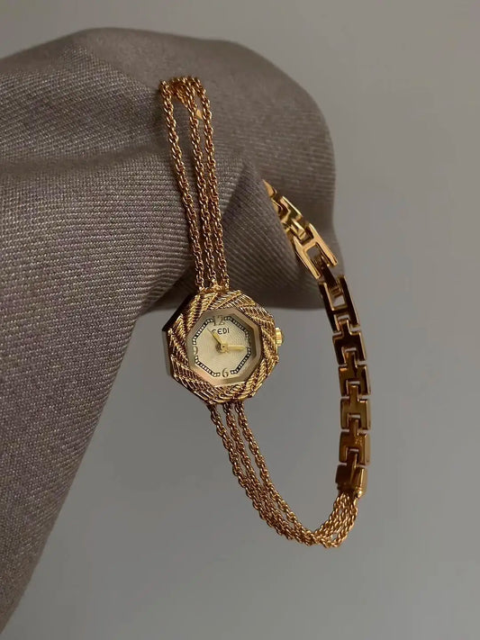 Personalized Gold Plated Jewelry Watch