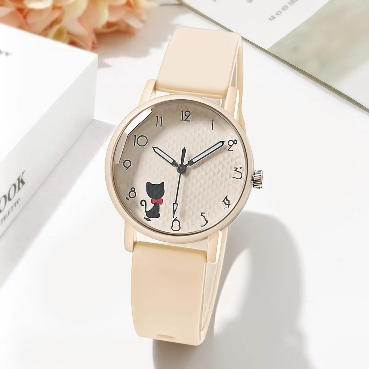 Whimsical Cat Bracelet Silicone Watch