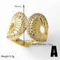Twisted Leaf Gilded Statement Ring