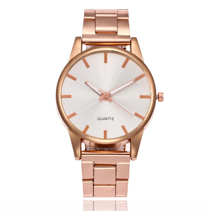 Gold Rhinestone Casual Bracelet Watch