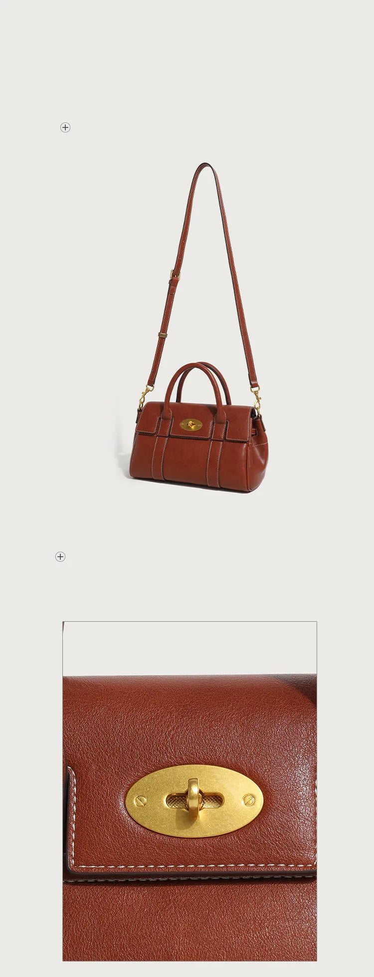Soft Grain Essential Daily Handbag