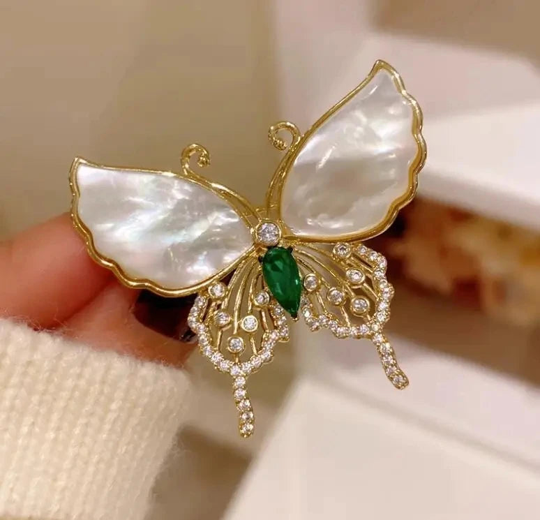 Tulip Flower Pearl Gala Brooch