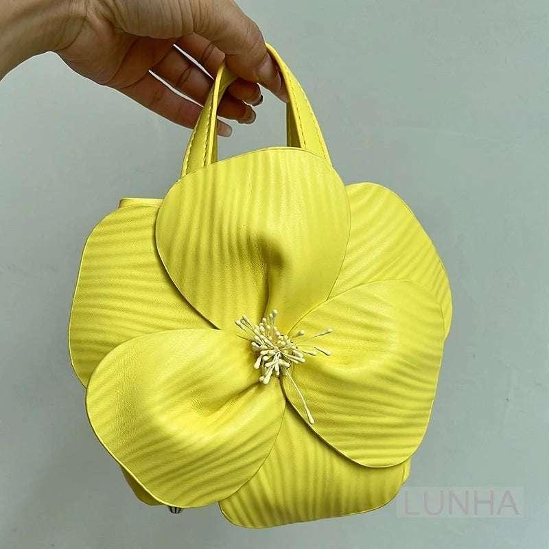 3D Flora Evening Bridal Clutch