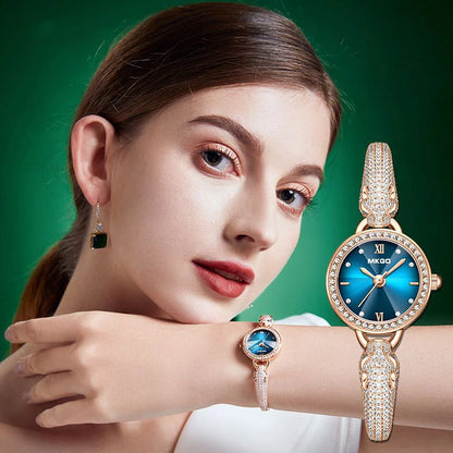 Leopard Inlaid Diamond Jewelry Watch