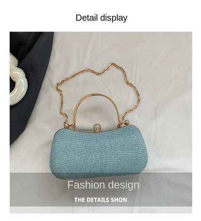 Sculpted Heart Metal Evening Clutch