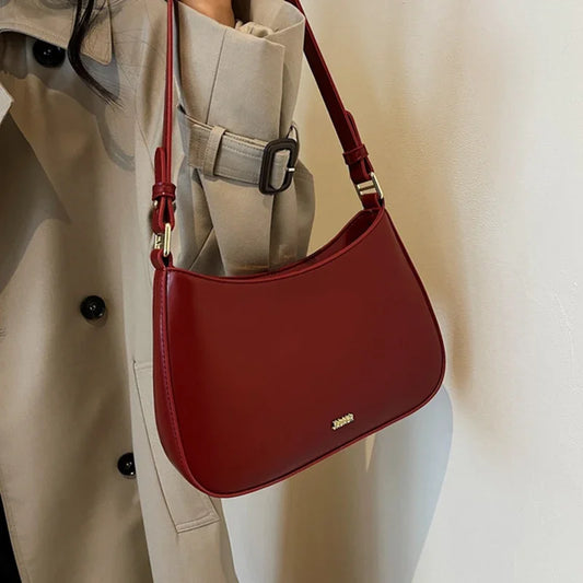 Bridal Crimson Leather Wedding Sling