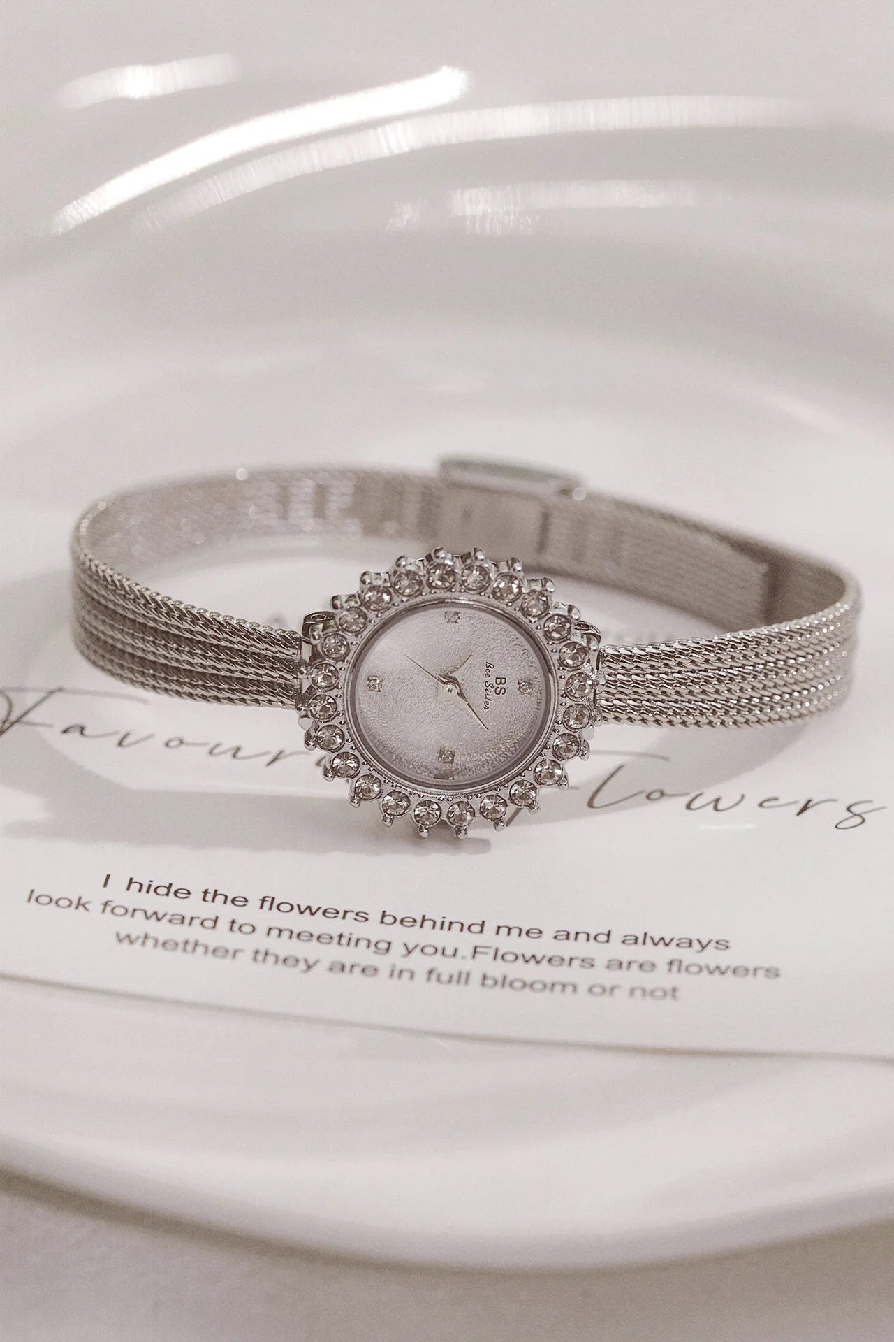 Wheat Ear Rhinestone Jewelry Watch