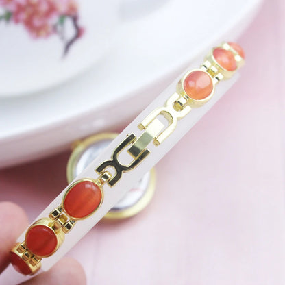 Gilded Heritage Dress Bracelet Watch