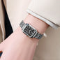 Rectangle Steel Band Quartz Watch