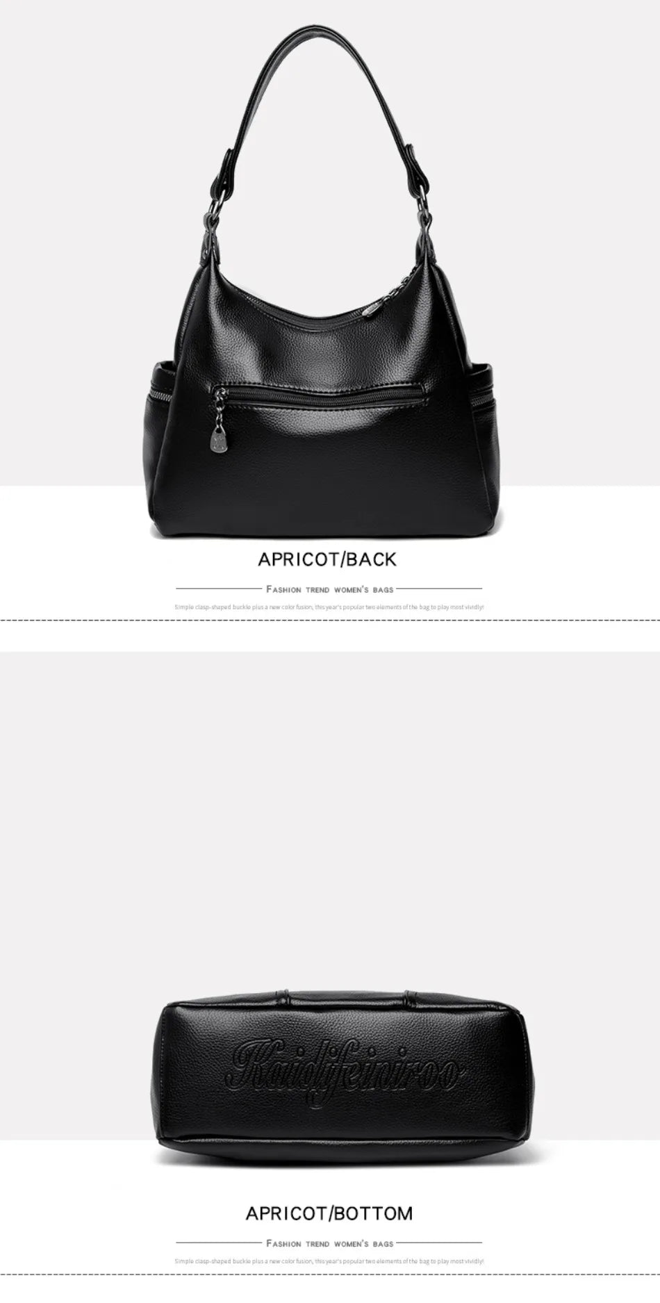 New Style Grained Messenger Bag