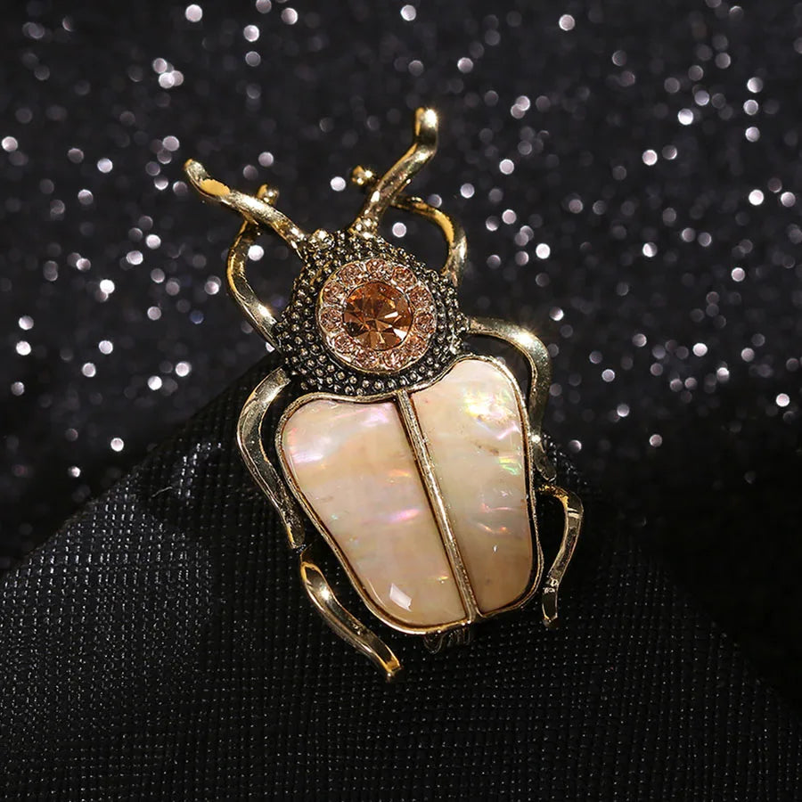 Rhinestone Ginkgo Crystal Office Brooch