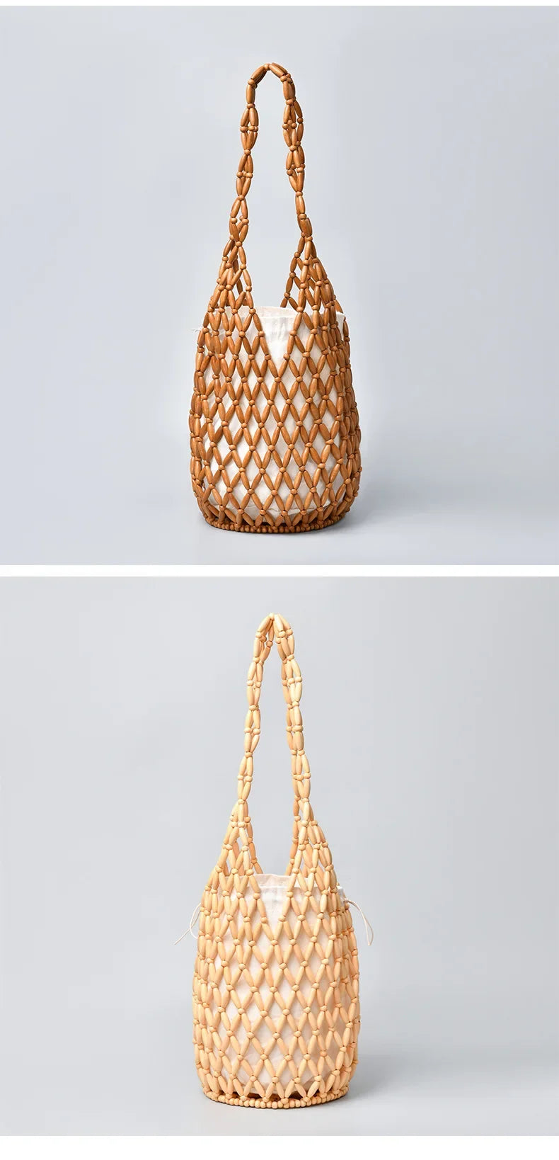 Woven Bead Hollow Artisan Bucket