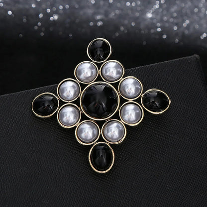 Rhinestone Ginkgo Crystal Office Brooch