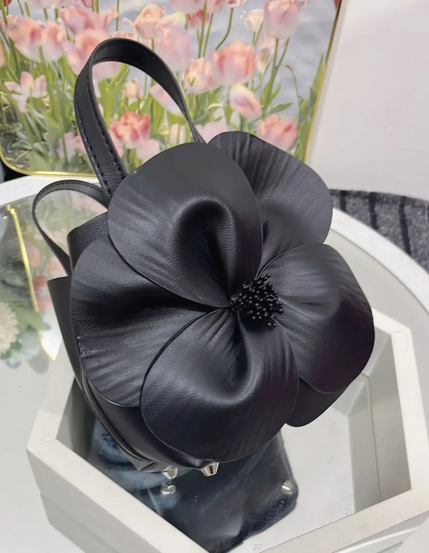3D Flora Evening Bridal Clutch