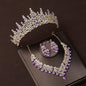 Dubai Royal Crystal Tiara Set