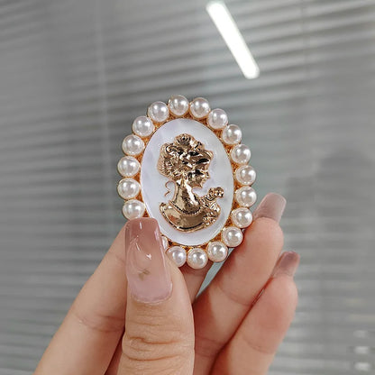 Tulip Flower Pearl Gala Brooch