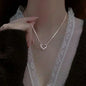 Pearl Tassel Snake Bone Necklace