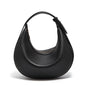 Minimalist Crescent Leather Underarm Bag