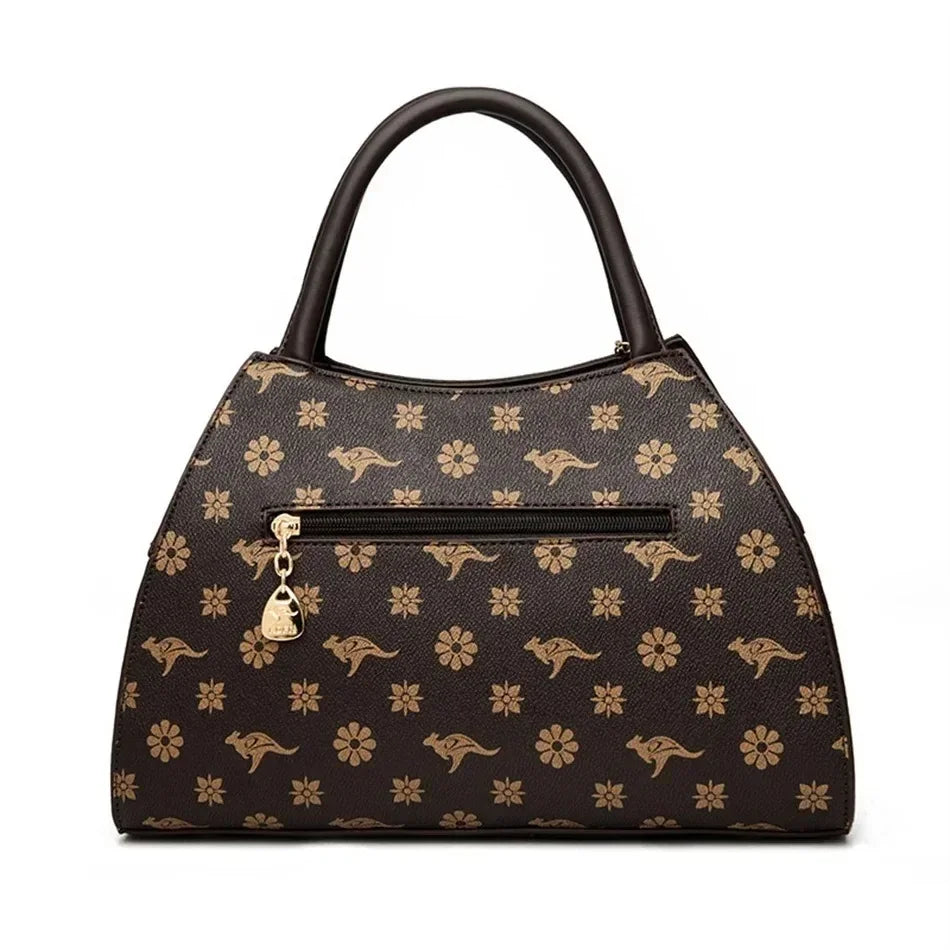 Iconic Grained Leather Crossbody Bag