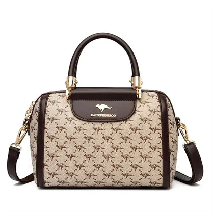 Iconic Grained Leather Crossbody Bag