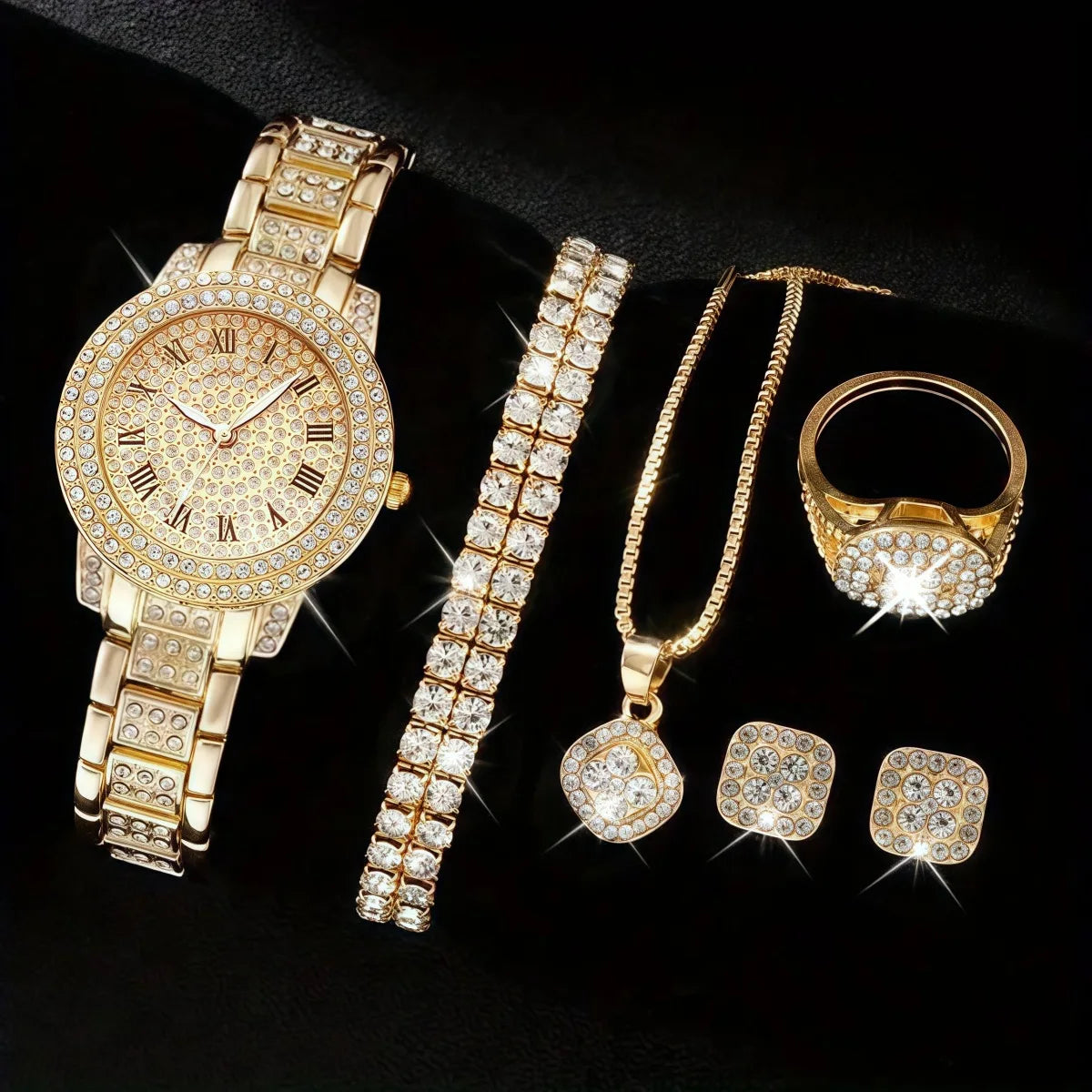 Grand 5-Piece Jewelry Watch Suite