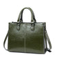 Premium Cowhide Executive Shoulder Tote