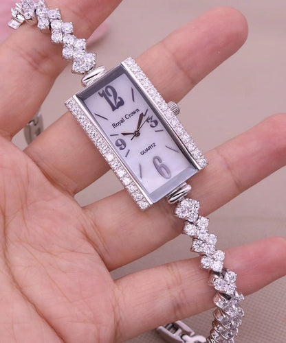 Fine Shell Rhinestone Bracelet Watch