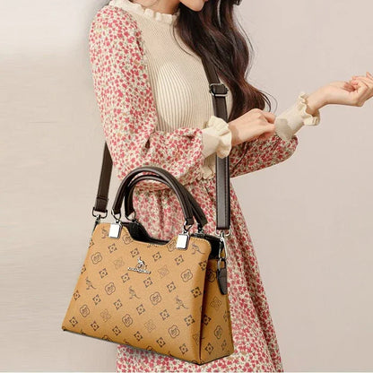 Iconic Grained Leather Crossbody Bag