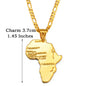 Heritage Africa Map Pendant Necklace