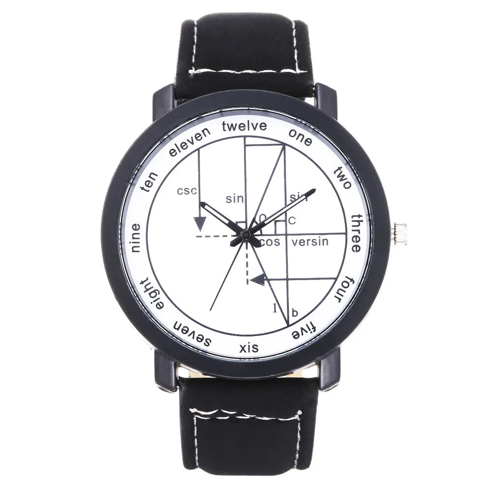 Mathematical Formula Creative Dial Watch