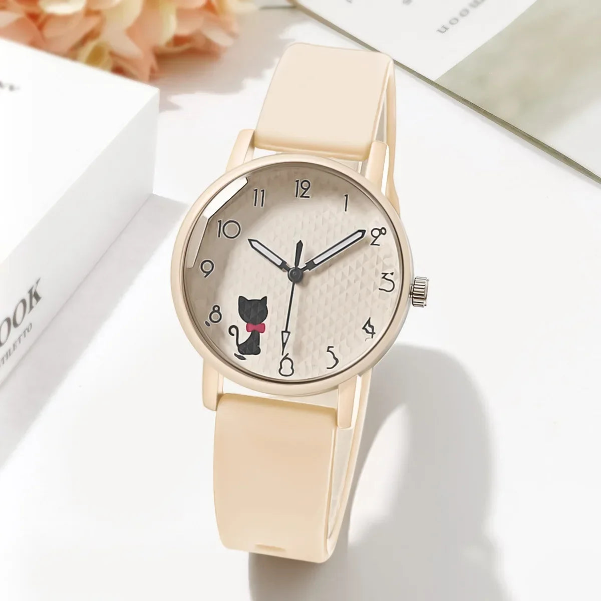 Whimsical Cat Bracelet Silicone Watch