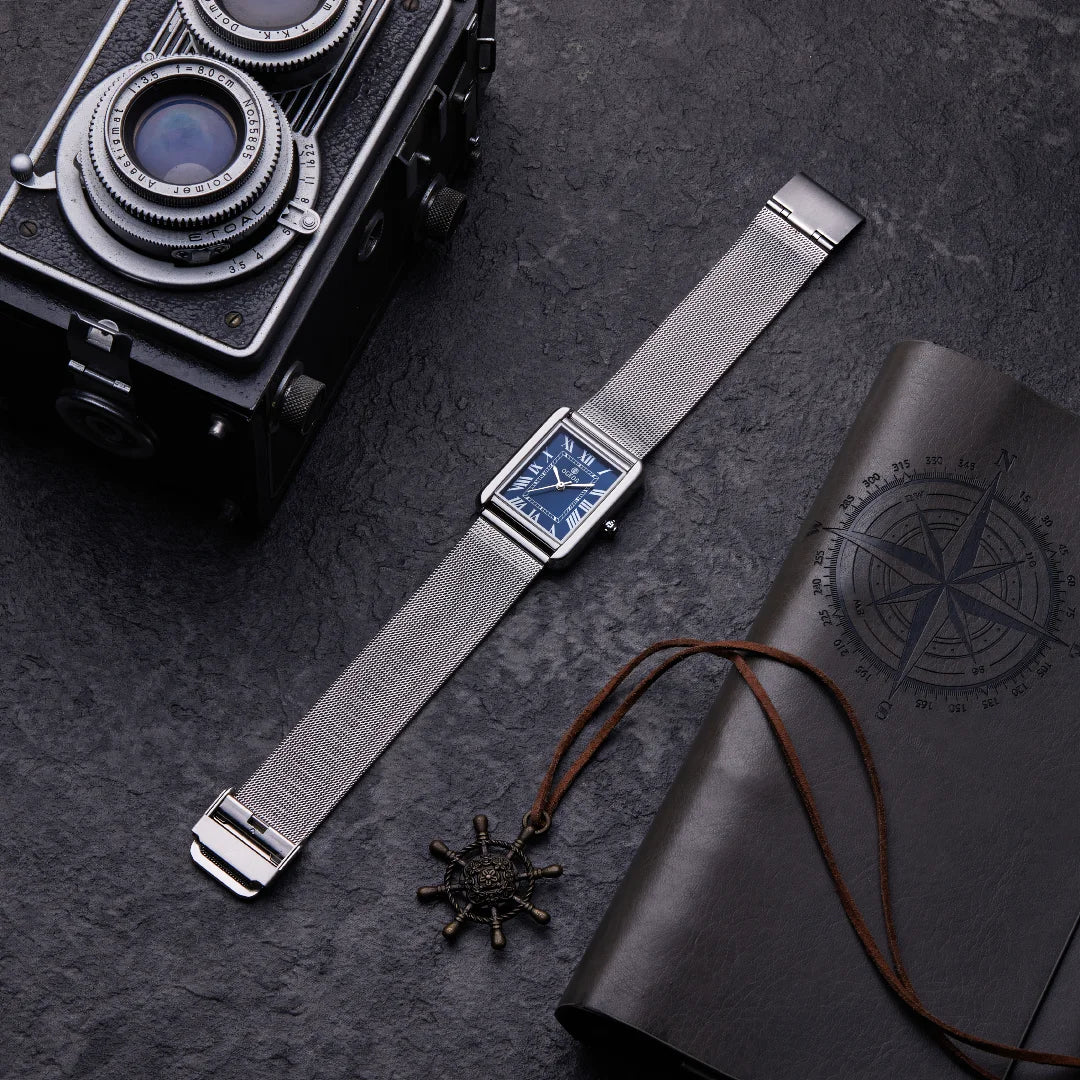 Gilded Waterproof Couple’s Watch Set