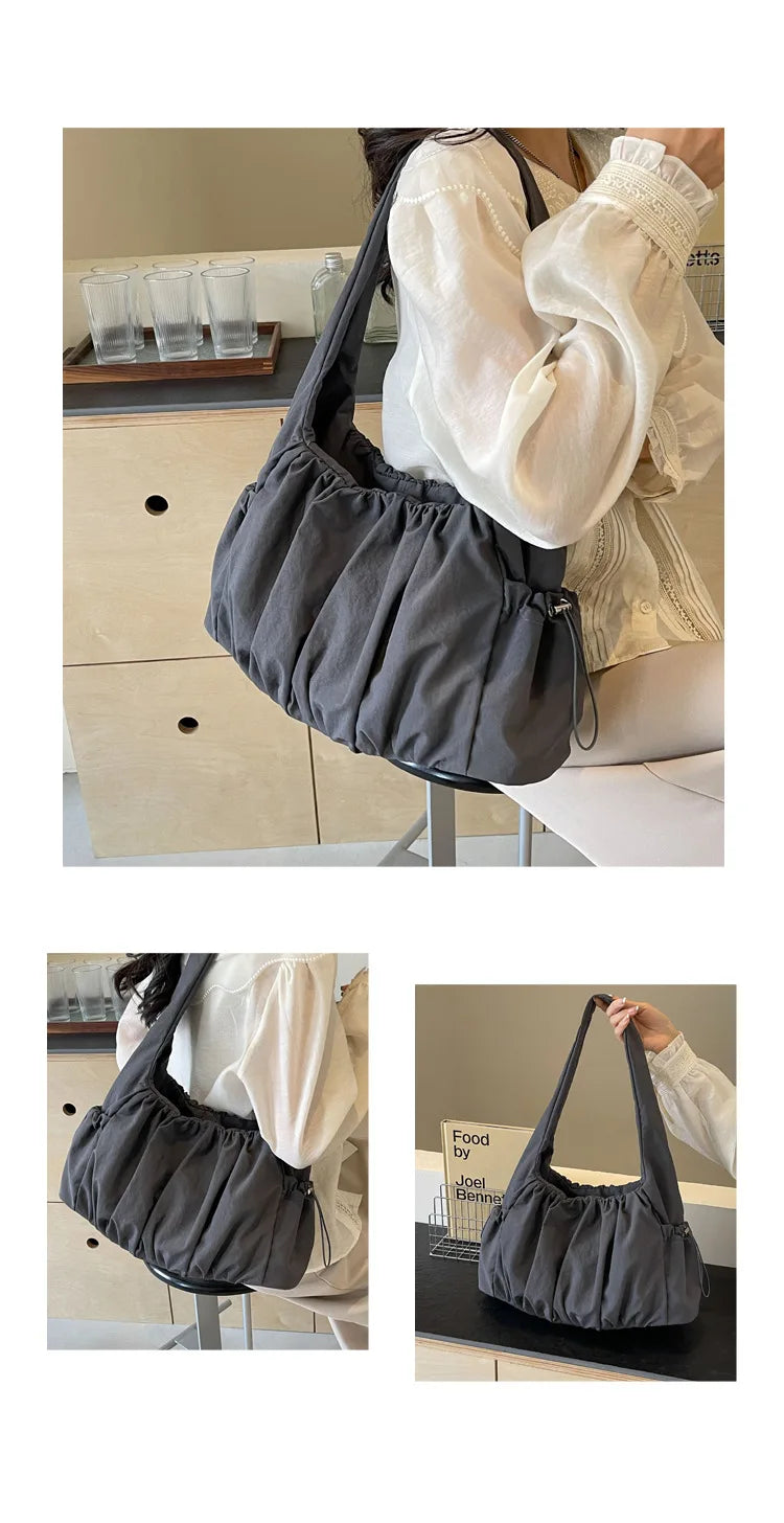 Nylon Architectural Lady Tote Bag