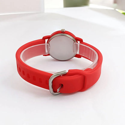 Whimsical Cat Silicone Kids Watch