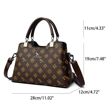 Iconic Grained Leather Crossbody Bag