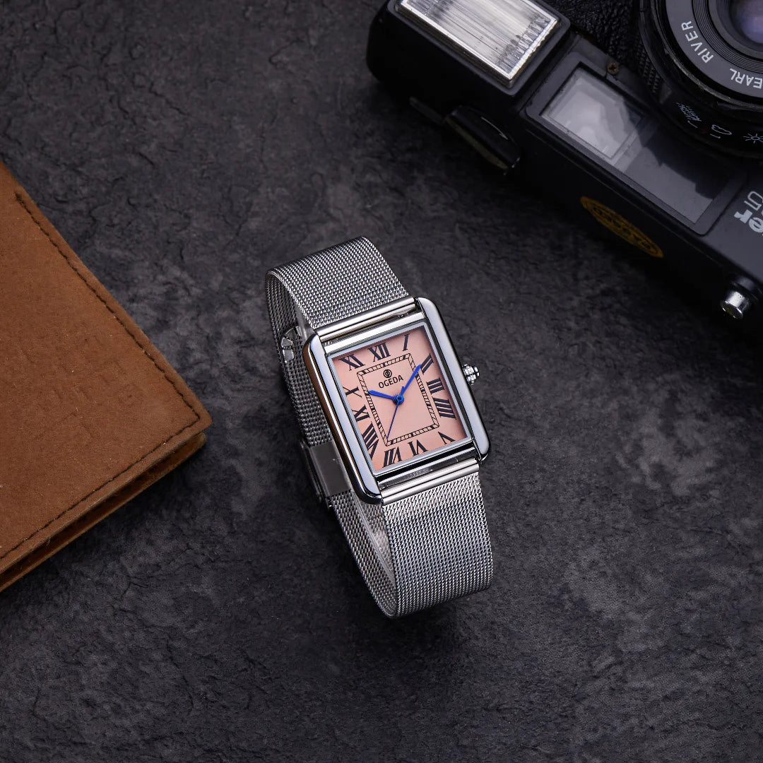 Gilded Waterproof Couple’s Watch Set