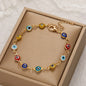 Red & Blue Evil Eye Bangle