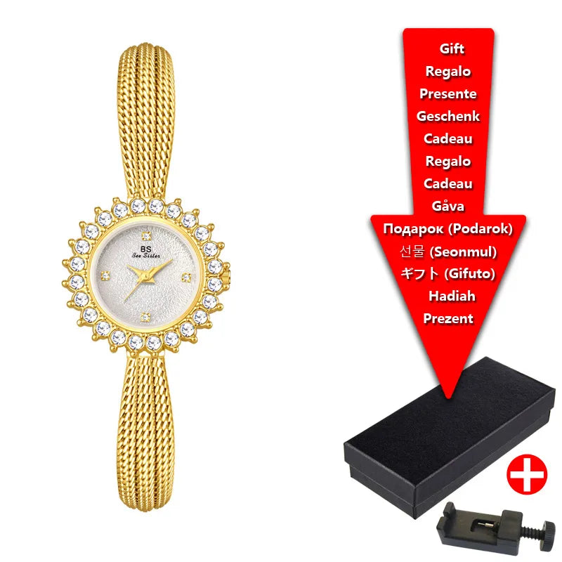 Wheat Ear Rhinestone Jewelry Watch